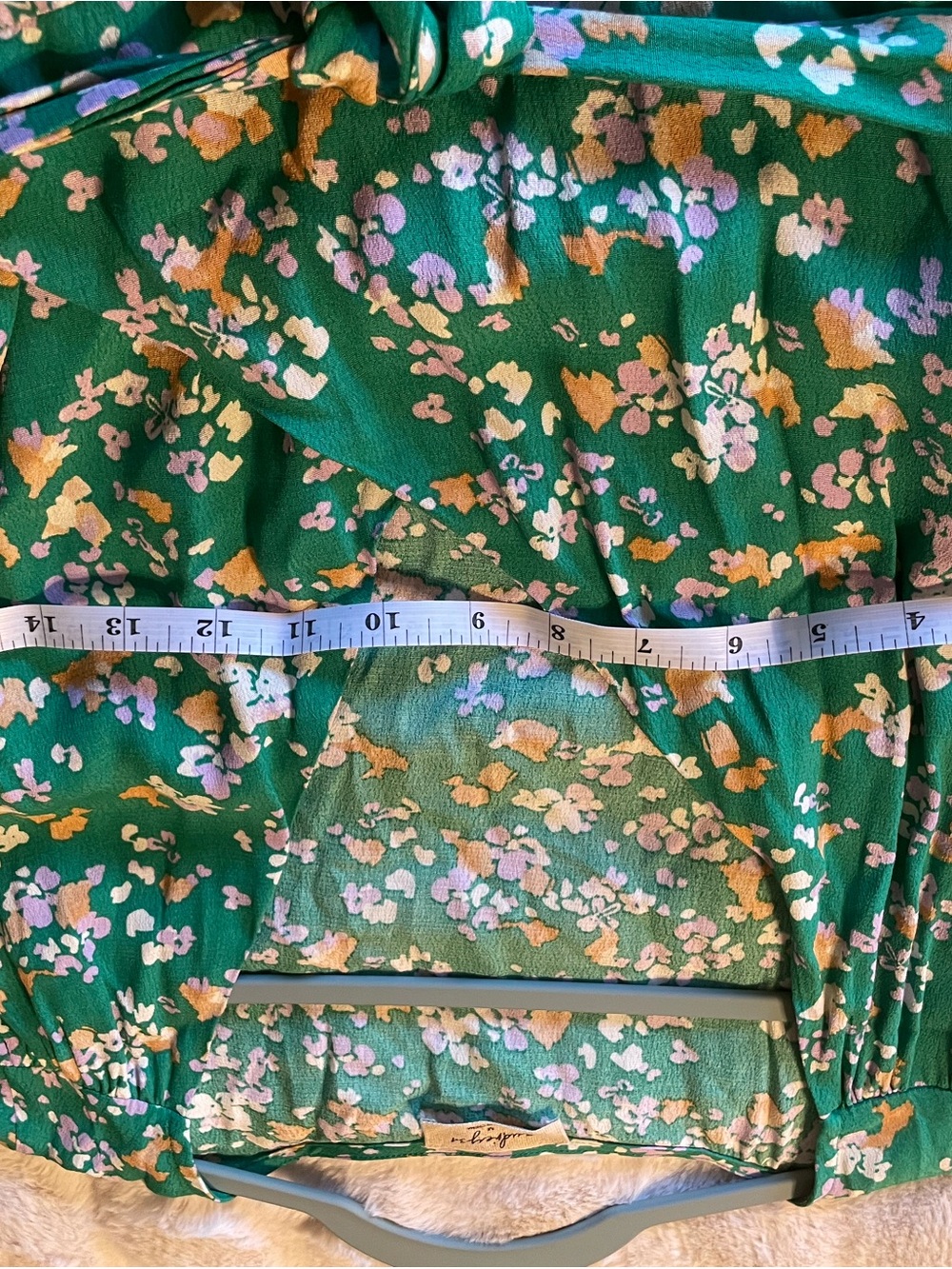 Audrey 3+1 Green Floral Wrap Maxi Dress - Picture 6 of 16